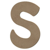 Image de Lettre S en bois médium 8 cm