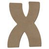 Image de Lettre X en bois médium 8 cm