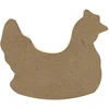 Image de Support en médium Poule 10 cm