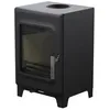 Image de PoÃªle Ã  bois Ã©tanche Supra ThÃ©odore 4,8 KW Noir
