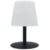 Image de Lampe De Table Sans Fil Led Standy Mini Dark Noir Acier H25cm