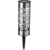 Image de Borne solaire inox GALIX G4445 - A poser ou a planter - H28cm - Blanc chaud