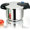 Image de Autocuiseur cocotte minute Ã  baÃ¯onnette Ã22cm 6L ILLICO en acier Inox avec panier cuisson