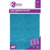 Image de Tissu thermocollant pailleté 15 x 20 cm Bleu