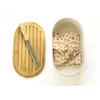 Image de BoÃ®te Ã Pain Pebbly 4 En 1 Creme 36x20x13 Cm Avec Couteau