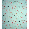Image de Papier Japonais 52 x 65,5 cm 100 g/m² Poissons rouge fond bleu
