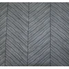 Image de Papier Lokta 50 x 70 cm 150 g/m² Rayures contemporaines Noires sur Gris