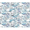Image de Papier Japonais 52 x 65,5 cm 100 g/m² Plantes et Fleurs fond Blanc