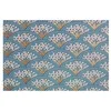Image de Papier Indien fait main 50 x 70 cm 120 g/m² Bleu Blanc Or
