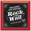 Image de Rock on Wall Cadre Rouge - Cadre Déco pour Disque Vinyles