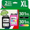 Image de 123CONSOMMABLES - 301XL Cartouches d'encre Remplacement pour HP 301 XL Noir et Couleur Grande Capacité Encre pour HP Envy 4500 4507 5530,DeskJet 1000 1510 2540 3050,OfficeJet 2620 2622 4630