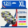 Image de 123CONSOMMABLES - LC3219XL Cartouches encre compatible avec Brother LC3219XL LC3219 LC3217 pour Brother MFC-J5330DW, J5730DW, J6930DW, J5930DW, J6530DW, J6935DW (3 Noir / 3 Cyan / 3 Magenta / 3 Jaune)