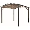 Image de Pergola Structure Mixte 11,22 M2 - Toile Couleur Ãcru