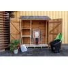 Image de Abri Mural Multiusages En Bois Massif TraitÃ© - S.U. 1,05 MÂ² - Panneaux 19 Mm