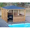 Image de Pool House Blueterm Double Comptoirs Double Parois Et Double EntrÃ©s