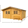 Image de Abri Type ChÃ¢let - Madriers Massifs / 17,47 MÂ²