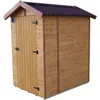 Image de Abri Wc En Panneaux De Bois Avec Lave-Mains - 1,81 MÂ²