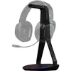 Image de Support pour Casque/Micro-Casque - THE G-LAB - K-STAND HYDROGEN - 2 ports USB - Noir