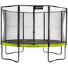 Image de Kangui - Trampoline De Jardin 365 Cm + Filet De SÃ©curitÃ©  Punchi Vert 360