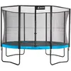 Image de Kangui - Trampoline De Jardin Rond 430 Cm + Filet De SÃ©curitÃ©  Punchi Bleu 430