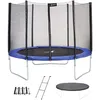 Image de Trampoline Rond Bleu Ã250cm Avec Filet, Ãchelle ,BÃ¢che Et Kit Ancrage