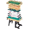 Image de Table multi jeux pliable 16 en 1 pour ado - Babyfoot, ping pong, billard, bowling, palets,...