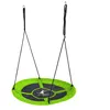 Image de Kangui - BalanÃ§oire Ronde Nid D'oiseau Rond Ã100cm - Vert - Charge 150kg Maxi