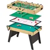Image de Kangui - Table multi jeux 4 en 1 pour toute la famille - Baby-foot - Billard - Ping Pong - Hockey