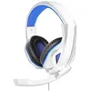 Image de Steelplay HP-44 - Micro-casque - circum-aural - filaire - jack 3,5mm - blanc, bleu