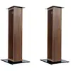 Image de Norstone Alva Bois Marron - Paire de Pieds d'Enceintes