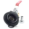 Image de Raccord robinet en laiton chromÃ© sortie raccord rapide - 3/4'' BSP