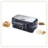Image de LITTLE BALANCE 8368 Speed'n Mixt 1200. Gaufrier & Grill 2 en 1. 1 plaque Gaufres. 1 plaque Gril interchangeables. 1200 W. Inox