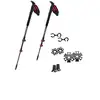 Image de Bâtons de randonnée GUIDETTI B Light Rubis Carbone Alu (Noir/Rose)