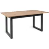 Image de Table Ã  manger industrielle en bois extensible 10 personnes KOTOR
