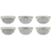 Image de Bol Pattern Ã15cm - 6 PiÃ¨ces - Eclipse