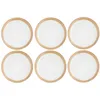 Image de Assiette Cosmos Ã27,5cm - 6 PiÃ¨ces - CrÃ¨me