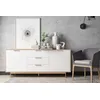 Image de FYN - Buffet scandinave blanc et bois