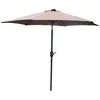 Image de Come - Parasol Droit Rond 2,5 X 2,5 M Chocolat