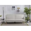 Image de ESTER - CanapÃ© convertible scandinave gris clair