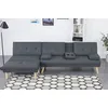 Image de STOCKHOLM - CanapÃ© scandinave convertible et modulable gris
