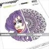 Image de Tampons Cling Lady Mandala 2 pcs