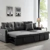 Image de CanapÃ© d'angle 4 places convertible gris MALMO