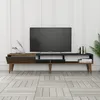 Image de Meuble TV design bois et anthracite 180 cm NOLA
