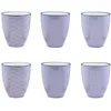 Image de Mug Pattern 30cl - 6 PiÃ¨ces - Dark Blue