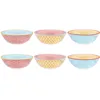 Image de Bol Pattern Ã21cm - 6 PiÃ¨ces - Color