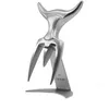 Image de Tridens 20 Fourchette Lame Acier Inox Manche 16,5 Cm BrossÃ© Aspect Gris