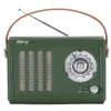 Image de Enceinte/Radio rÃ©tro HALTERREGO style vintage, RMS 5W, Bluetooth, Radio FM, lecteur USB, Aux IN, Batterie rechargeable, vert