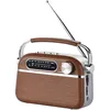 Image de HALTERREGO Radio vintage Grandes Ondes Aspect bois, AM/FM/SW lecteur USB/ Carte Micro SD prise secteur ou pile (non incluse)