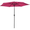 Image de Parasol Droit Hapuna Rond 2,70m De DiamÃ¨tre Fuchsia