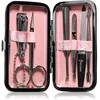 Image de Magnum Ressentez le style 239-2 Marbre Pink Kit de manucure 6 pièces